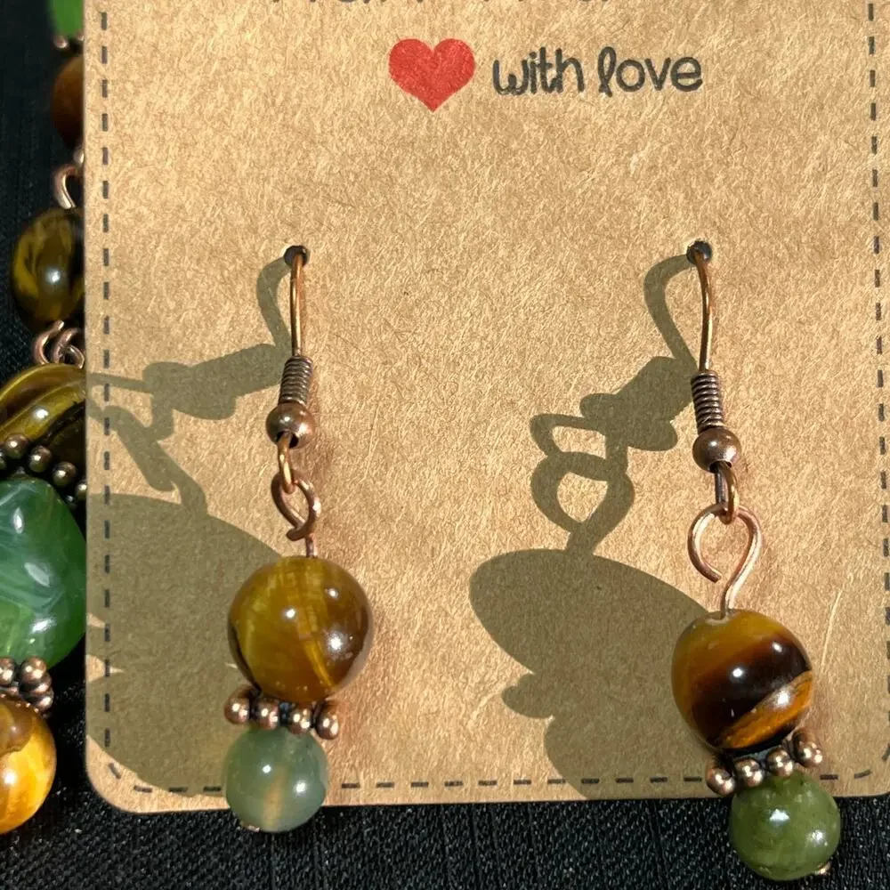 Green Falcon's Eye (Tigers) Oblong Stone 2
